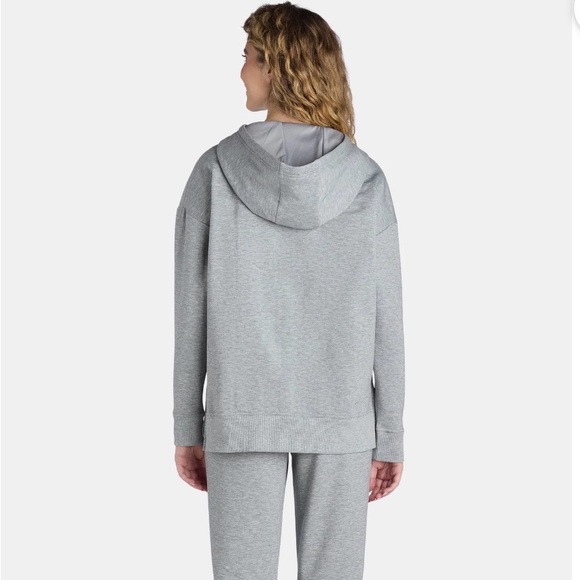 Athletic Works Super Soft Joggers and Hoodie Set Sweatshirt Sweatsuit Gray - Picture 2 of 10